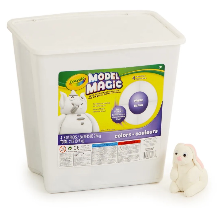 CRAYOLA MODEL MAGIC WHITE (2LB) (256440)